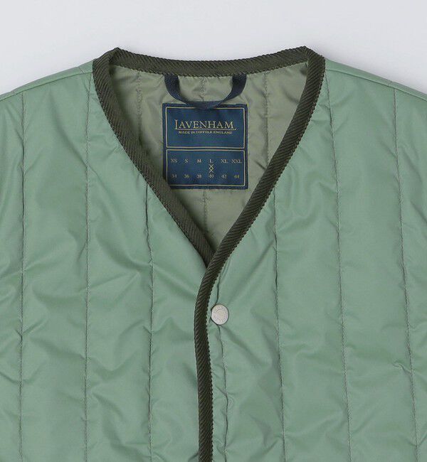 SHIPS「【SHIPS別注】LAVENHAM: STUDIO GILET PIGMENT」|ダウンベスト・ベスト|