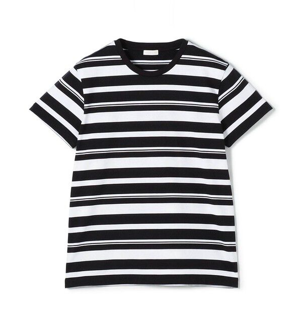 GALERIE VIE「ファインコットン クルーネックプルオーバー」|Tシャツ・カットソー|14 ブラック系