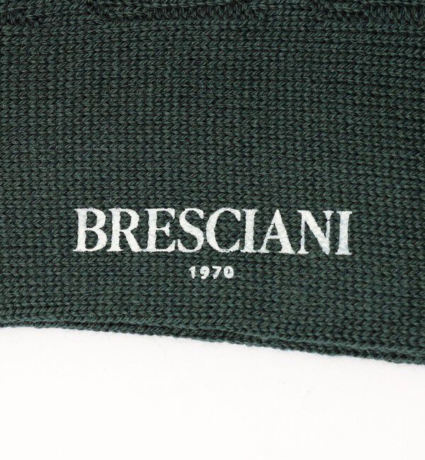 TOMORROWLAND GOODS「【別注】BRESCIANI ウール ケーブルソックス」|ソックス|