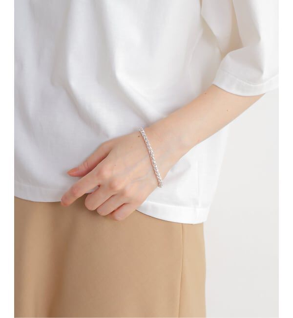 IENA「on the sunny side of the street 別注Triple Triolet Chain Bracelet  261-100B」|ブレスレット・バングル|