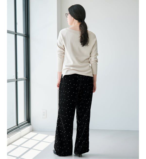 IENA「COUTURE D'ADAM/クチュールドアダム Stardust Glitter パンツ 26AW-220」|その他|