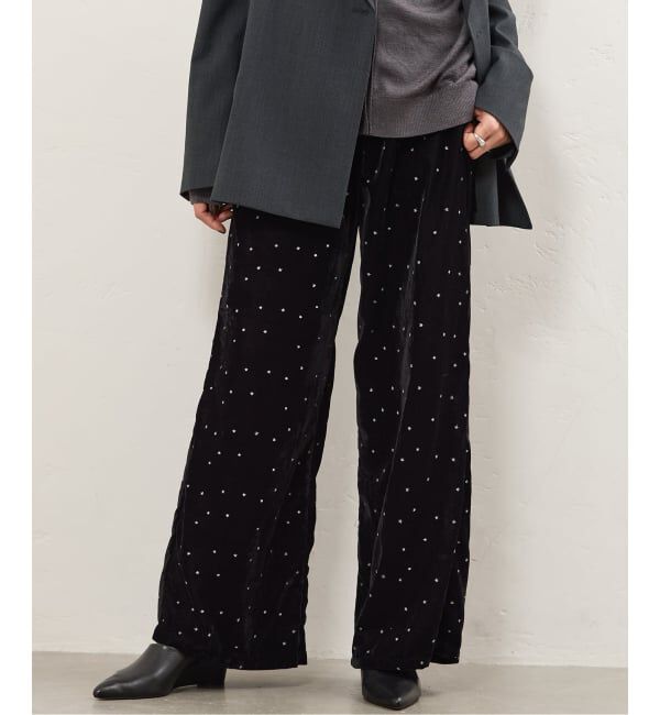 IENA「COUTURE D'ADAM/クチュールドアダム Stardust Glitter パンツ 26AW-220」|その他|