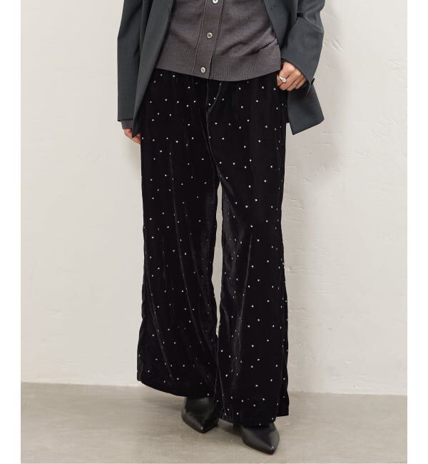 IENA「COUTURE D'ADAM/クチュールドアダム Stardust Glitter パンツ 26AW-220」|その他|