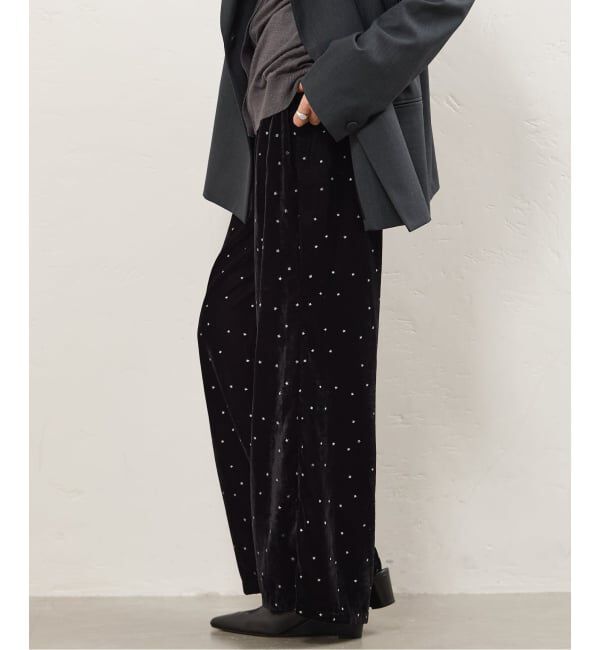 IENA「COUTURE D'ADAM/クチュールドアダム Stardust Glitter パンツ 26AW-220」|その他|