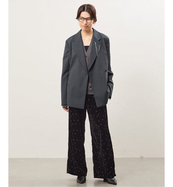 IENA「COUTURE D'ADAM/クチュールドアダム Stardust Glitter パンツ 26AW-220」|その他|