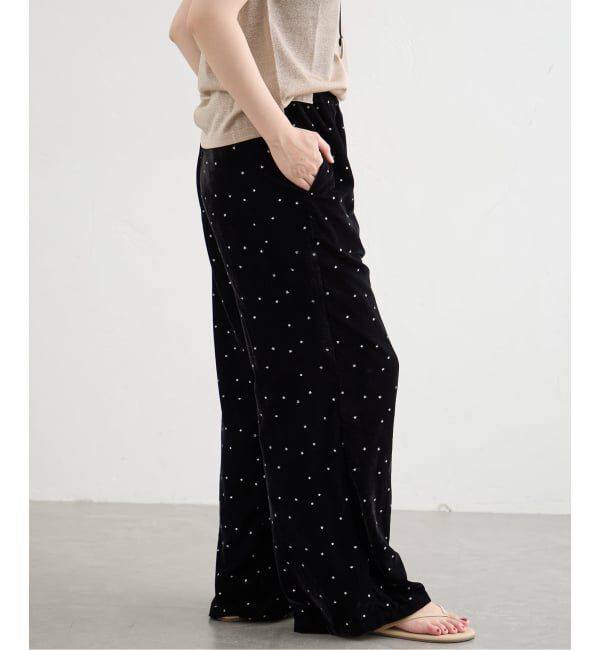 IENA「COUTURE D'ADAM/クチュールドアダム Stardust Glitter パンツ 26AW-220」|その他|