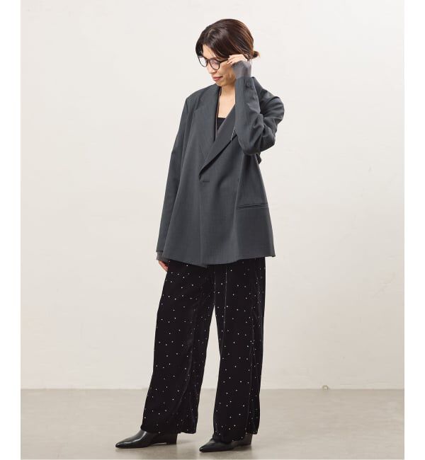 IENA「COUTURE D'ADAM/クチュールドアダム Stardust Glitter パンツ 26AW-220」|その他|