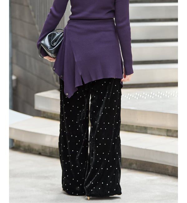 IENA「COUTURE D'ADAM/クチュールドアダム Stardust Glitter パンツ 26AW-220」|その他|