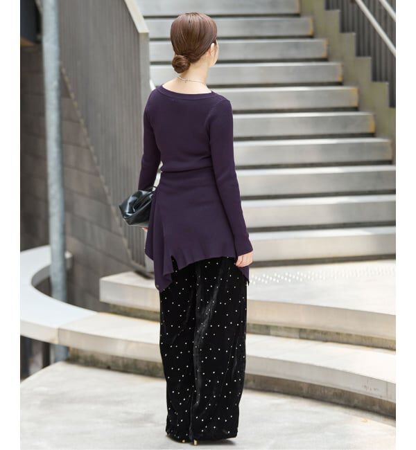 IENA「COUTURE D'ADAM/クチュールドアダム Stardust Glitter パンツ 26AW-220」|その他|