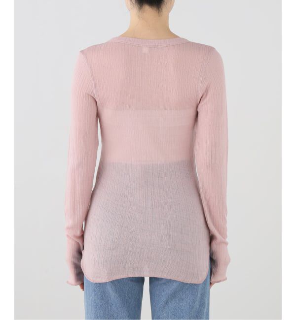 IENA LA BOUCLE「TOURNON トゥルノン WOOL YORYU クルーネックプルオーバー」|Tシャツ・カットソー|