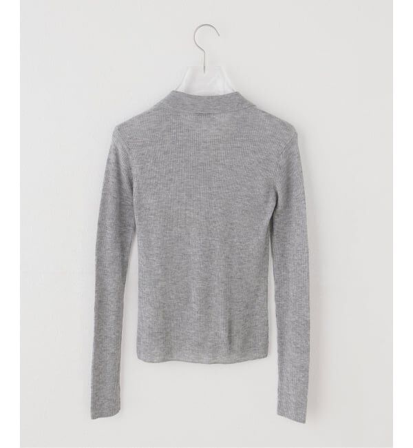 PULP「GANNI / ガニー Sheer Wool Ribbed Tops」|Tシャツ・カットソー|