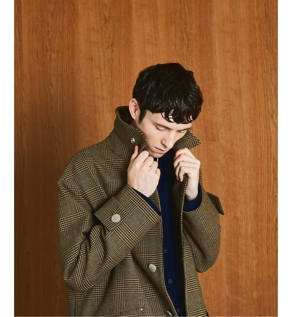 EDIFICE「MACKINTOSH(マッキントッシュ) 別注 HUMBIE/ハンビー SL "グレンチェック"」|ステンカラーコート|