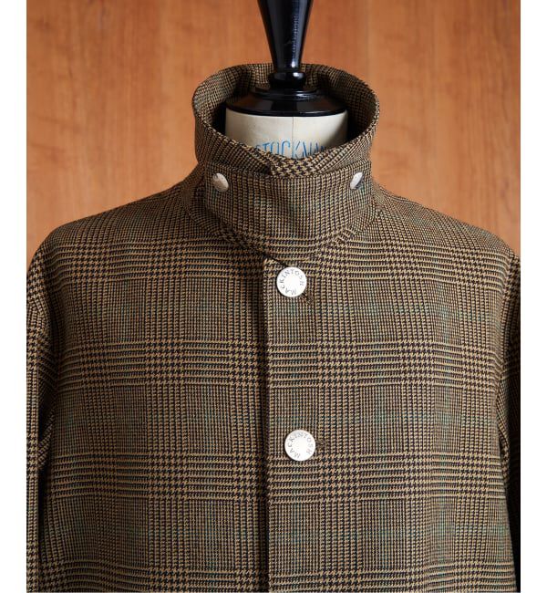 EDIFICE「MACKINTOSH(マッキントッシュ) 別注 HUMBIE/ハンビー SL "グレンチェック"」|ステンカラーコート|