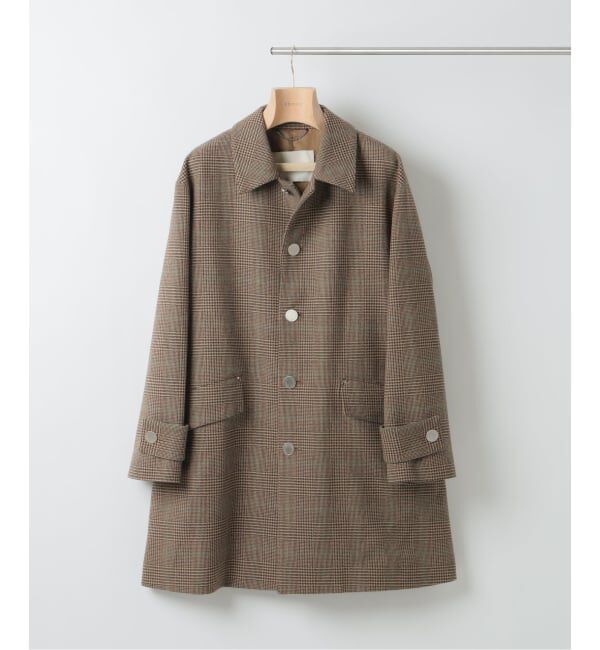 EDIFICE「MACKINTOSH(マッキントッシュ) 別注 HUMBIE/ハンビー SL "グレンチェック"」|ステンカラーコート|