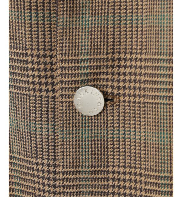 EDIFICE「MACKINTOSH(マッキントッシュ) 別注 HUMBIE/ハンビー SL "グレンチェック"」|ステンカラーコート|