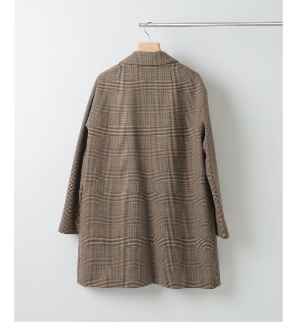 EDIFICE「MACKINTOSH(マッキントッシュ) 別注 HUMBIE/ハンビー SL "グレンチェック"」|ステンカラーコート|
