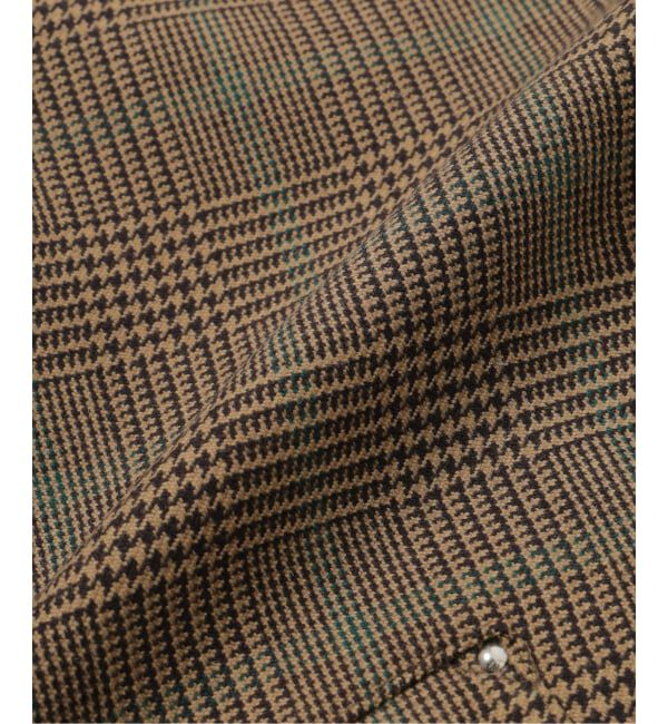 EDIFICE「MACKINTOSH(マッキントッシュ) 別注 HUMBIE/ハンビー SL "グレンチェック"」|ステンカラーコート|