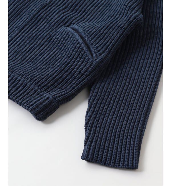 PULP「JIEDA / ジエダ LEATHER-COLLAR KNIT WORK JACKET」|その他|