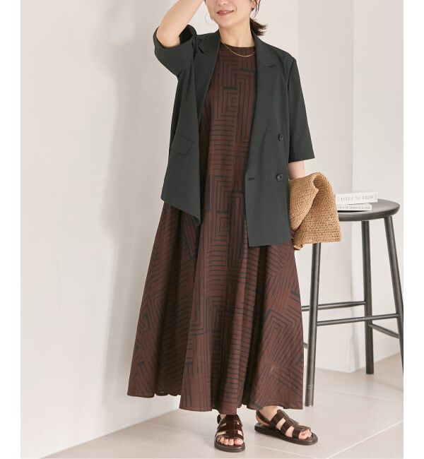 JOURNAL STANDARD「VISアサキカプリントワンピース」|ワンピース|