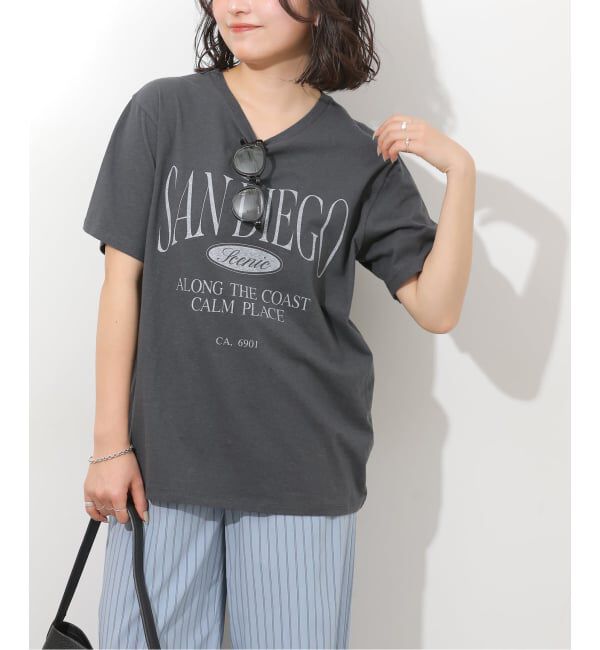 JOURNAL STANDARD relume「SANDIEGOロゴハーフスリーブTシャツ」|Tシャツ・カットソー|