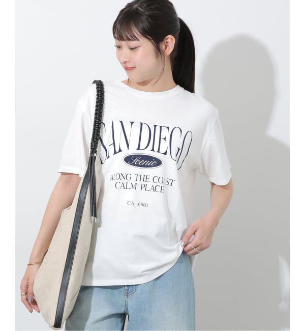 JOURNAL STANDARD relume「SANDIEGOロゴハーフスリーブTシャツ」|Tシャツ・カットソー|