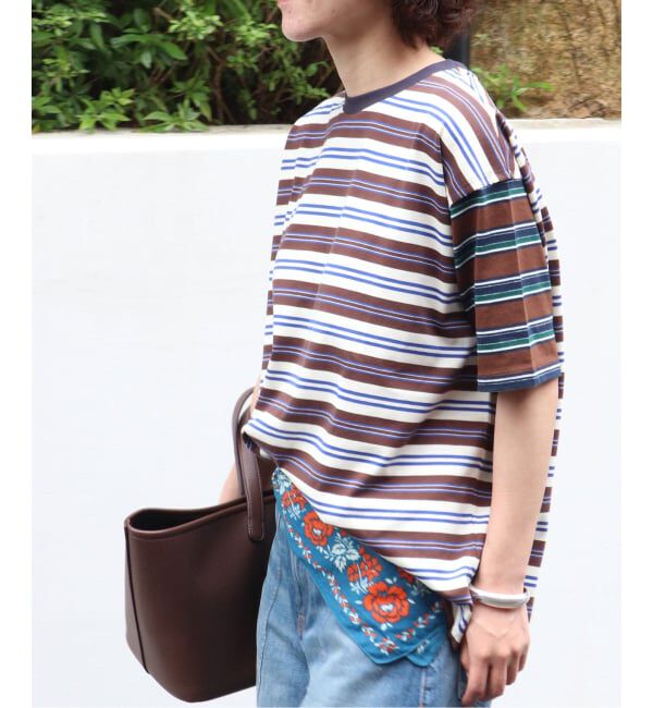 JOURNAL STANDARD「クレイジーボーダーTEE」|Tシャツ・カットソー|