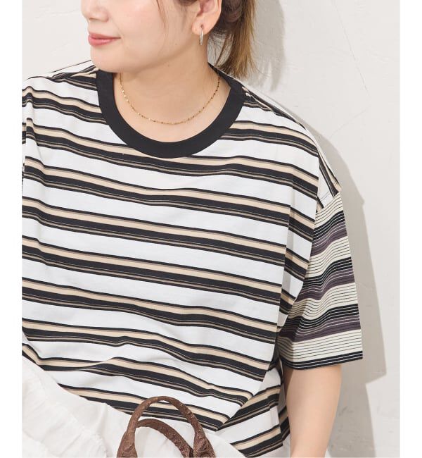 JOURNAL STANDARD「クレイジーボーダーTEE」|Tシャツ・カットソー|