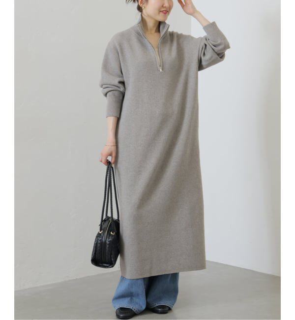 JOURNAL STANDARD relume「《WEB限定追加3》スウェットライクハーフジップワンピース」|ワンピース|