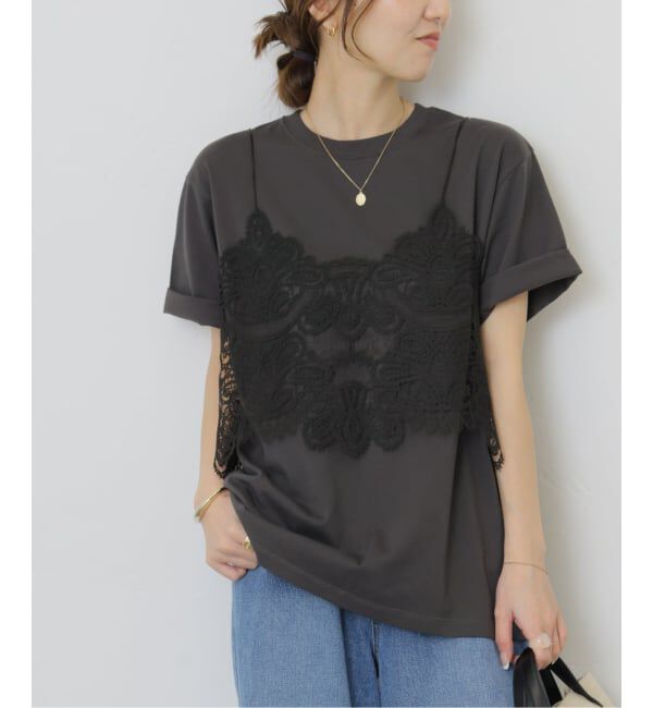 JOURNAL STANDARD relume「《2枚セット》レーシービスチェセットTEE」|Tシャツ・カットソー|