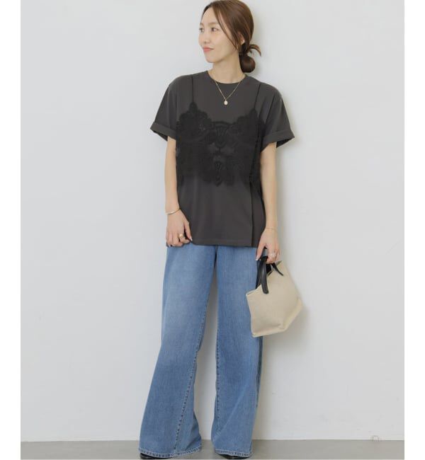 JOURNAL STANDARD relume「《2枚セット》レーシービスチェセットTEE」|Tシャツ・カットソー|