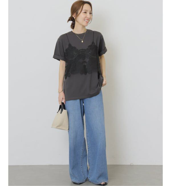 JOURNAL STANDARD relume「《2枚セット》レーシービスチェセットTEE」|Tシャツ・カットソー|