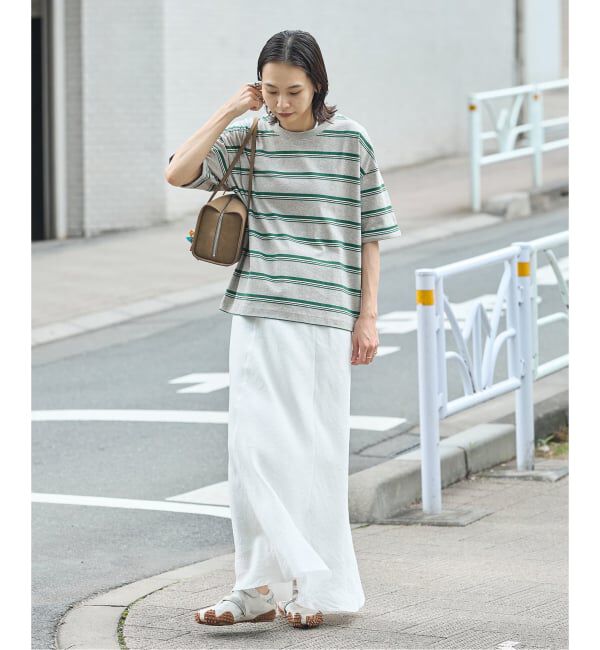 JOURNAL STANDARD「《追加4》汗ジミ防止ボーダービッグT」|Tシャツ・カットソー|