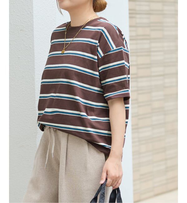 JOURNAL STANDARD「《追加4》汗ジミ防止ボーダービッグT」|Tシャツ・カットソー|