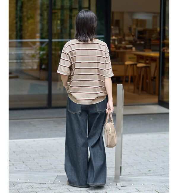 JOURNAL STANDARD「《追加4》汗ジミ防止ボーダービッグT」|Tシャツ・カットソー|