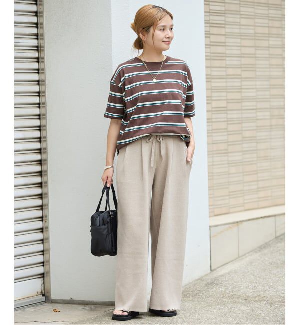 JOURNAL STANDARD「《追加4》汗ジミ防止ボーダービッグT」|Tシャツ・カットソー|