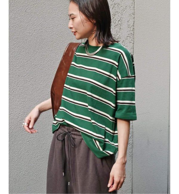 JOURNAL STANDARD「《追加4》汗ジミ防止ボーダービッグT」|Tシャツ・カットソー|