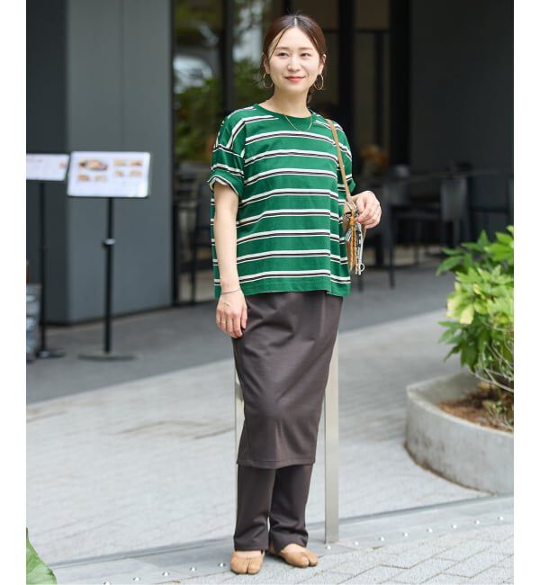 JOURNAL STANDARD「《追加4》汗ジミ防止ボーダービッグT」|Tシャツ・カットソー|