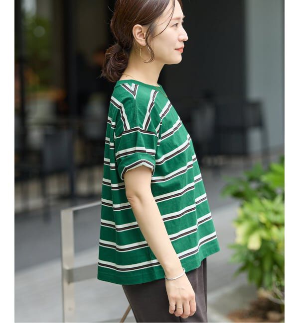 JOURNAL STANDARD「《追加4》汗ジミ防止ボーダービッグT」|Tシャツ・カットソー|