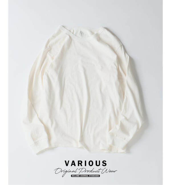 JOURNAL STANDARD relume「ヴァリアス ガーメントダイ ロンT」|Tシャツ・カットソー|