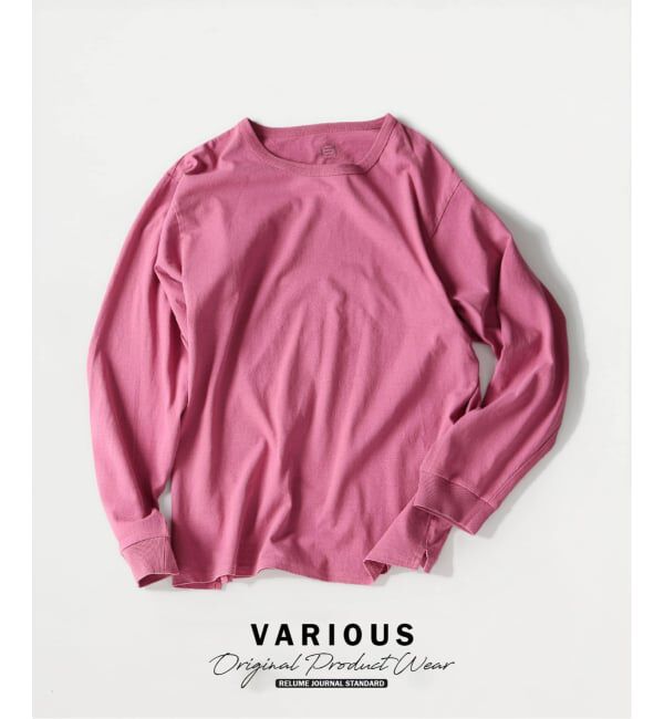 JOURNAL STANDARD relume「ヴァリアス ガーメントダイ ロンT」|Tシャツ・カットソー|