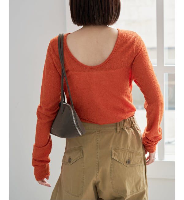 Spick and Span「ウール混レースプルオーバー」|Tシャツ・カットソー|