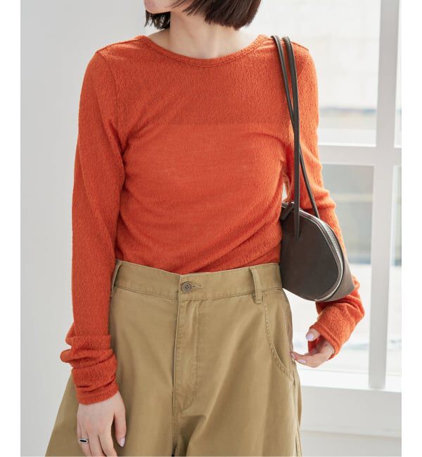 Spick and Span「ウール混レースプルオーバー」|Tシャツ・カットソー|