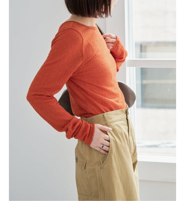 Spick and Span「ウール混レースプルオーバー」|Tシャツ・カットソー|