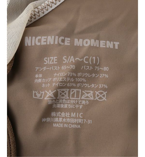 NOBLE「NICENICE MOMENT/ナイスナイスモーメント LS BRIEFER」|Tシャツ・カットソー|