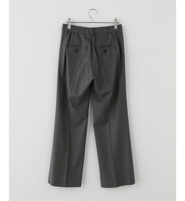 Spick and Span「《セットアップ可》サキソニータックイージーストレートパンツ」|スラックス|