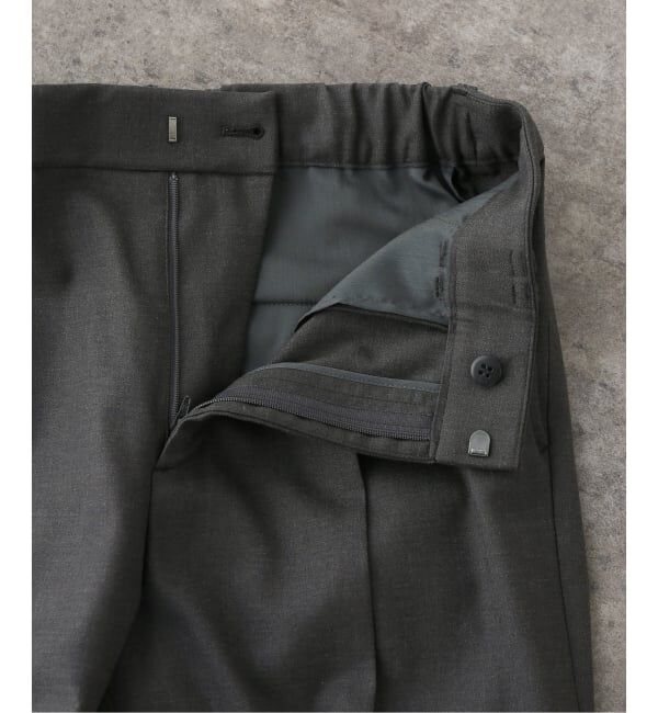 Spick and Span「《セットアップ可》サキソニータックイージーストレートパンツ」|スラックス|