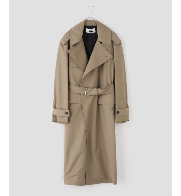 NOBLE「LVIR/ルヴィエール  WOOL DETACHABLE SLEEVE TRENCH COAT」|その他|ベージュ