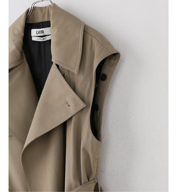 NOBLE「LVIR/ルヴィエール  WOOL DETACHABLE SLEEVE TRENCH COAT」|その他|
