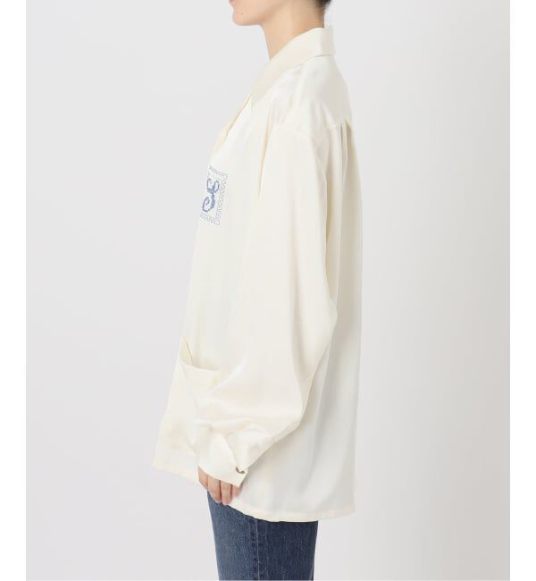 Spick and Span「《40周年 / 予約》Audrey demarre*Spick & Span satin shirts」|シャツ・ブラウス|