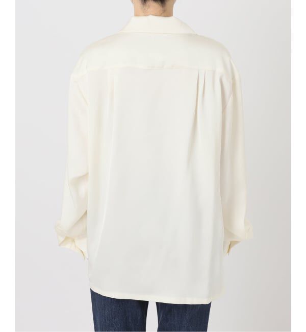 Spick and Span「《40周年 / 予約》Audrey demarre*Spick & Span satin shirts」|シャツ・ブラウス|